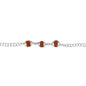 925 Silver 3 Rudraksh Beads Rakhi Bracelet for Men | Adjustable Cable Link Silver Bracelet | Spiritual Raksha Bandhan Gift | Designer Rudraksh Bracelet